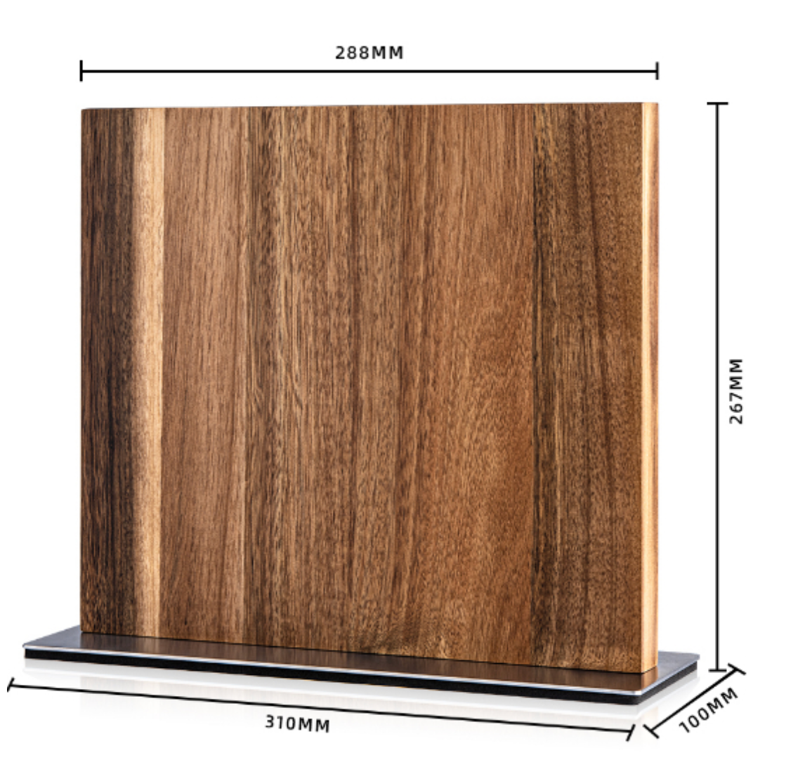 Wooden Magnetic Knife Block